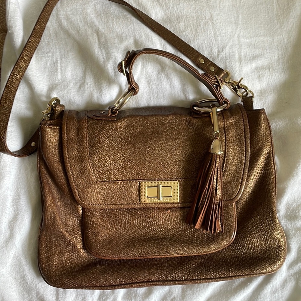Rebecca Minkoff Bronze Covet Top Handle Bag